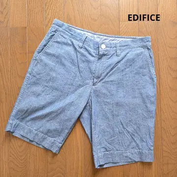 EDIFICE 하프 팬츠 블루