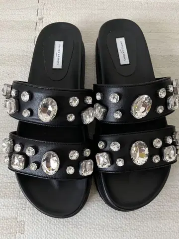 UNITED ARROWS 비쥬 샌들 블랙 38