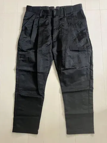 NO ID. BLACK 노아이디 블랙 나일론 턱 팬츠 블랙 2