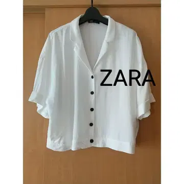 새상품급 ZARA 산뜻하게 걸칠 수 있는 화이트 셔츠