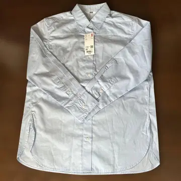 UNIQLO 라이트 블루 코튼 셔츠 XS