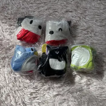 해피단부이 봉제 인형 미니백