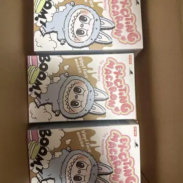 POPMART LABUBU 마카롱 봉제 인형 5개 세트