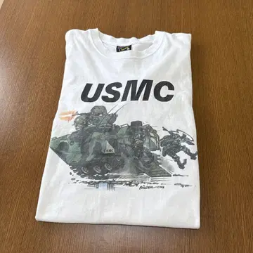 90s SOFFE'S 밀리터리 프린트 티셔츠