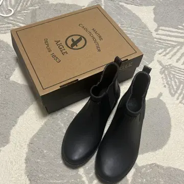 AIGLE / 에이글 CARVILLE 카빌 레인부츠 블랙 38