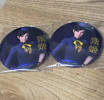 진 삼국 무쌍 8 진기 캔뱃지 상하이 코에 테크모 센터 한정판