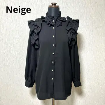 Neige 네 프릴 펄 블랙 사이즈 M