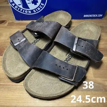 미사용 버켄스탁 애리조나 38 24.5cm 가죽