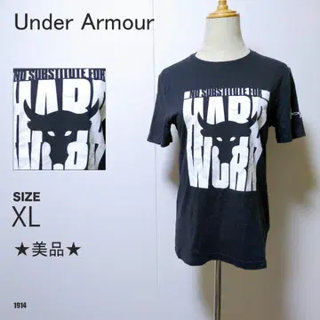 Under Armour 프로젝트 락 티셔츠 블랙 XL 사이즈