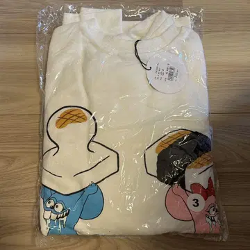 새상품 PUNYUS 오모치 맨투맨 트레이닝복 화이트 레어