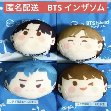 BTS 스시로 인더섬 손바닥 봉제 인형 정국 뷔 RM 진