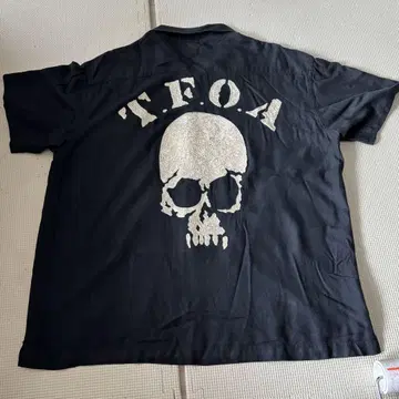 TFOA 크롭 헤드 무장 전선 클로즈 레이온 100 셔츠 L 사이즈