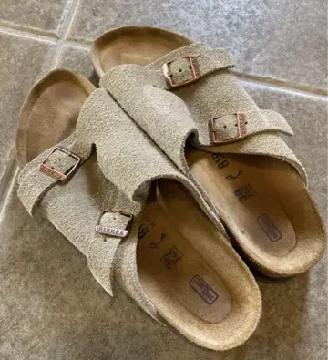 BIRKENSTOCK Zurich 38 Taupe 스웨이드