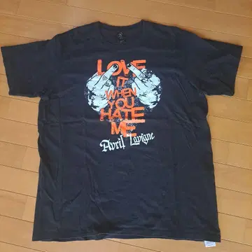 Avril Lavigne 라이브 티셔츠 XL 사이즈