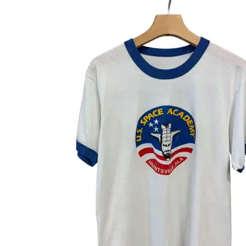 U.S. SPACE ACADEMY 스페이스 아카데미 링거 티셔츠