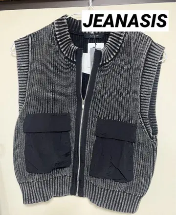JEANASIS 집업 니트 베스트