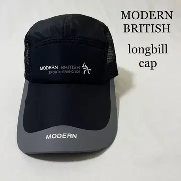 MODERN BRITISH 롱 빌 메쉬 캡 나일론 캡