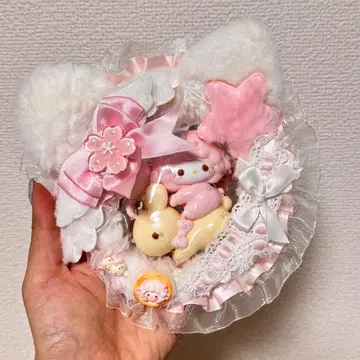 새상품 귀여운 마이멜로디 스퀴즈 뽀글뽀글 부드러운 완구