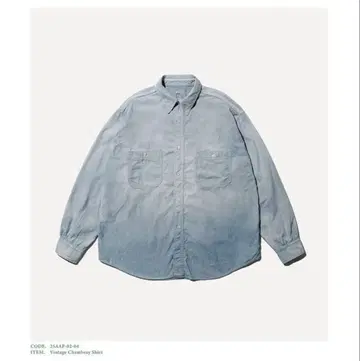 25AW A.PRESSE 빈티지 샴브레이 셔츠 3