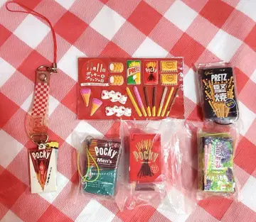 글리코 glico 포키 프리츠 오미쿠지 스트랩 씰