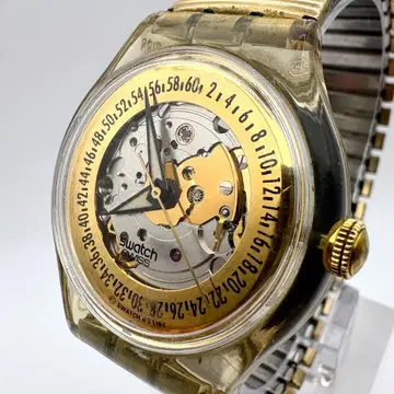 [작동] Swatch GOLDEN SIXTIES 오토매틱 손목시계