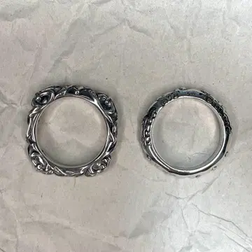 A&G 반지 2개 세트
