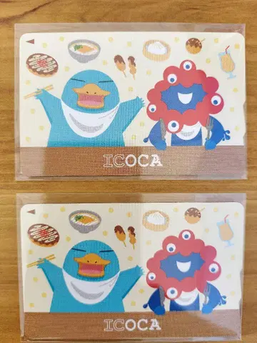 오사카 간사이 엑스포 기념 ICOCA 미야쿠미야쿠 잔액 0엔 2장