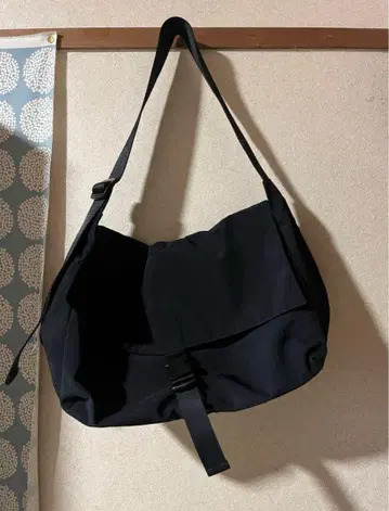 캐널진 엘마르 메신저 백 블랙