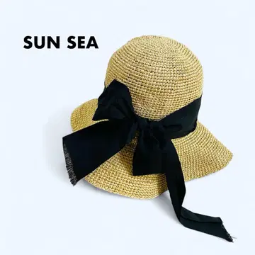 SUNSEA 선시 리본 밀짚모자 스트로우 햇
