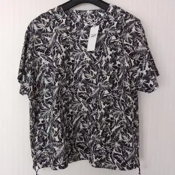리조트 프린트 블라우스