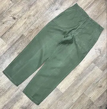 60'S 미군 US ARMY "OG107" 평면 버튼 베이커 팬츠