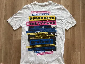 DSQUARED2 그래픽 프린트 티셔츠 L