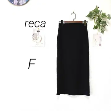 8902-1 reca 레카 롱 스커트 F 무지 레이온 혼방