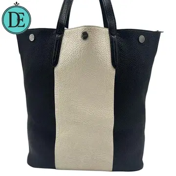 한정 컬러] BALLY 토트백 바이컬러 2way 가죽 대용량 A4