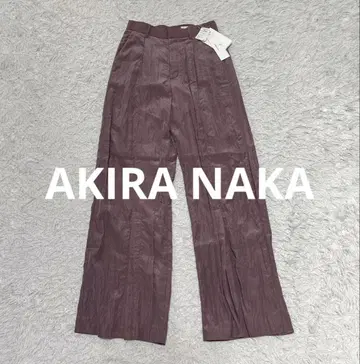 새상품 AKIRA NAKA 와이드 팬츠 센터 슬릿