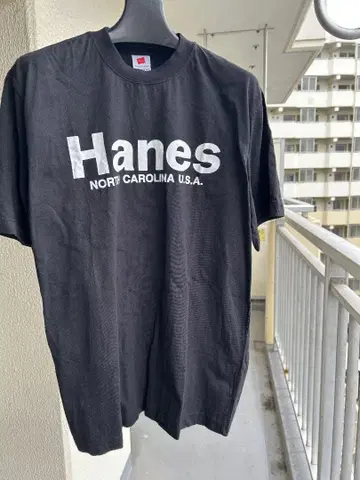90년대 미사용품 Hanes 블랙 티셔츠 M 사이즈 일본 사라 리 취급