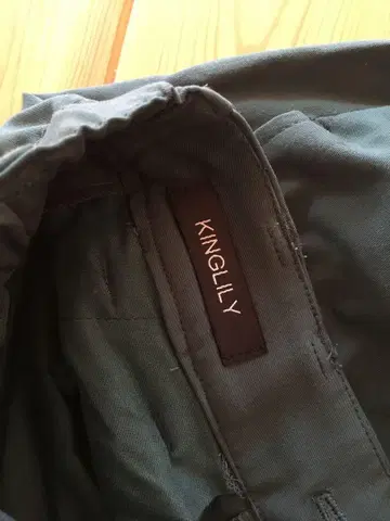 KINGLILY 캐주얼 팬츠 그린 킹 릴리