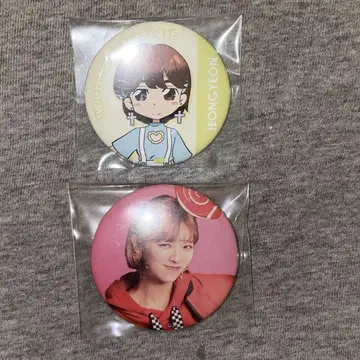 TWICE Candy pop cafe 캔 배지 정연 2개 세트