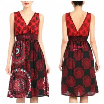 Desigual 데시구알 * 원피스 꽃무늬 스팽글 [36]