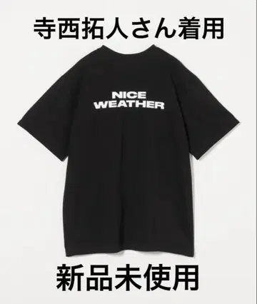 [미사용 새상품] NICE WEATHER 한국 M 사이즈 티셔츠 유니섹스