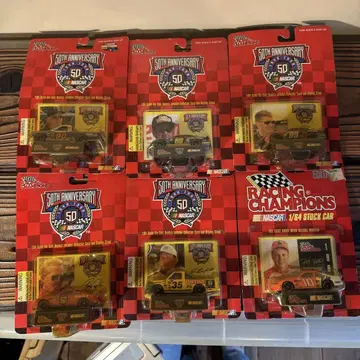 50주년 기념 NASCAR 미니카 6대 세트