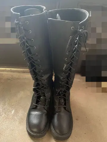 INGNI 레이스업 롱부츠