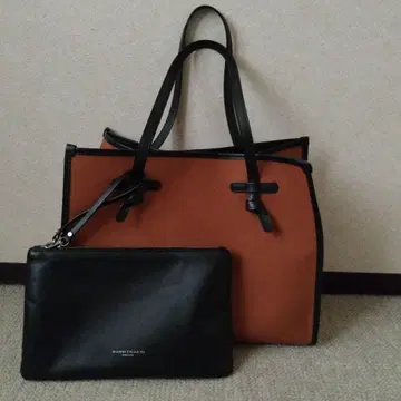 GIANNI CHIARINI 토트백 오렌지/블랙