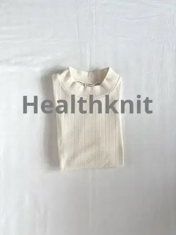 Healthknit 헬스니트 모크넥 T 셔츠 일본제