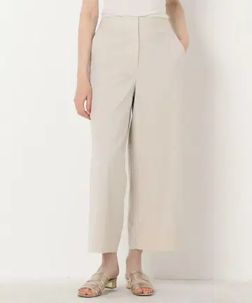 Ballsey 옥스 스트레치 세미 와이드 크롭 팬츠