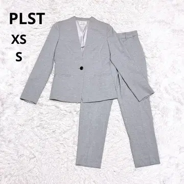 PLST 플라스테 노카라 셋업 수트 그레이 S 사이즈 새상품급