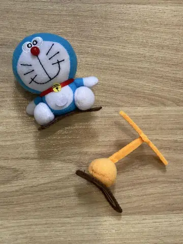 도라에몽 타케코프터 헤어 클립 2개