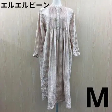 엘엘빈 치로린 패턴 긴팔 원피스 F0701B03