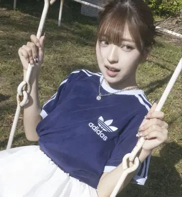 아디다스 W TERRY 3ST TEE 숏 슬리브