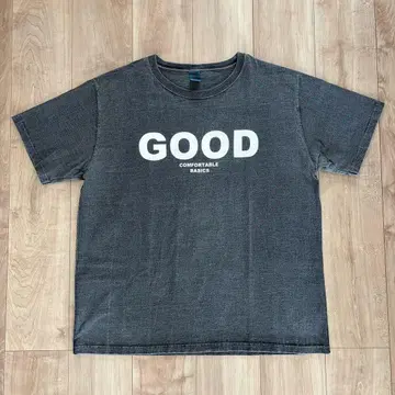 Good On/굿온 LOGO HEAVY S/S TEE P-블랙